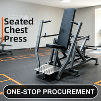 Presse pectorale à charge libre, équipement de gym commercial, entraînement de force, musculation, machine de fitness