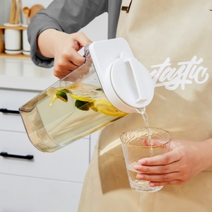 Jarra de Agua Fría de Plástico Resistente a Altas Temperaturas con Logotipo/Color Personalizado, para Café Frío y Bebidas en Frío, para Cocina - Product Image 1