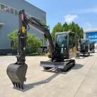 Excavator Mini Crawler Hidrolik Profesional SHAN JIANG Baru, Performa Penggalian Efisiensi Tinggi, Kapasitas Bucket 0,11m, Garansi 1 Tahun