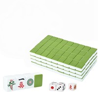 Jeu de Mahjong multicouche en acrylique Arris – Loisir intellectuel traditionnel