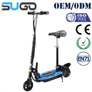 Ce Standing Scooter Cheap 2 <b>Wheels</b> Battery Scooter Foldable for City <b>with</b> RANGE 8-10KM and MOTOR 24V120W - Product Image 1