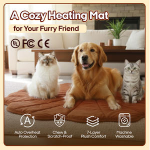 Tapis chauffant pour animaux de compagnie, moderne, doux et chaud, très vendu aux États-Unis, pour chiens, utilisation hivernale - Product Image 2