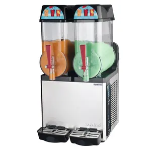 Offre Spéciale commerciale Bonne Performance 2 réservoirs Slushie Machine/ Smoothie Glace Slush Machine/Machine À Boisson congelée à vendre