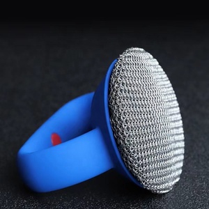 316 Stainless Steel <strong>Cast</strong> <strong>Iron</strong> Cleaner <strong>Brush</strong> Chain Mail Scrubber for <strong>Cast</strong> <strong>Iron</strong> Pot - Product Image 5