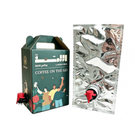 Sac en aluminium imprimé sur mesure en boîte (BIB) de 1L à 220L avec valve papillon pour l'emballage de vin, jus, huile alimentaire et liquides
