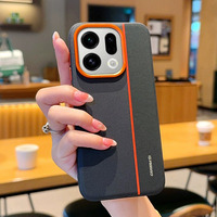 Coque de protection antichoc rigide en similicuir avec protection métallique pour appareil photo 2026 pour Oppo Find X10 Pro Max X9 X8 Ultra X9s X9 X8 Pro