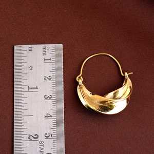 Nuevos diseños Simple Moda Africana chapado en oro modelo joyería pequeños pendientes para mujer - Product Image 5