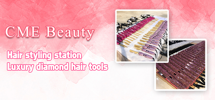 Professional copper metal Hair Straightening Comb brush Hot Electric Hair Straightener comb for hair,curling iron bling hot comb
