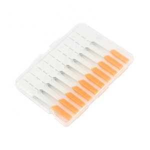 Thiết kế mới nonslip tăm xỉa răng mềm Silicone du lịch kẽ răng bàn chải dành cho người lớn công cụ làm sạch răng cao su kẽ răng bàn chải - Product Image 4