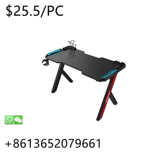 2021High Quality Computer Desk Racing Gamer Gaming Table for Sale