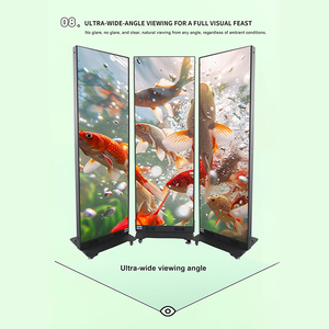 Baiqi xách tay kỹ thuật số LED Poster Màn hình hiển thị thông minh máy nghe nhạc quảng cáo bảng điều chỉnh cho các sự kiện và trung tâm mua sắm biển quảng cáo biển - Product Image 6