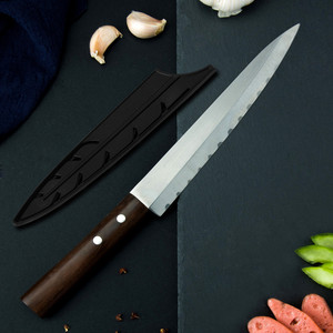 Mô Hình Mới Lưỡi Dao 8 Inch Siêu Sắc Nét Tay Trái Thép Không Gỉ Nhật Bản Phi Lê Cá Sushi Sashimi Dao Với Bìa Hộp Quà Tặng - Product Image 5