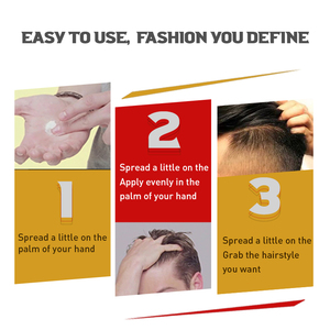 Pommade pour cheveux, cire d'abeille naturelle à base d'eau, pour hommes, étiquette privée, finition brillante, produit de coiffure, vente en gros, Logo Oem, offre spéciale - Product Image 3