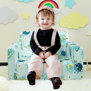 <span class=keywords><strong>Divano</strong></span> Letto Pieghevole in Schiuma Compressa per Bambini, Morbido <span class=keywords><strong>Divano</strong></span> Gioco per Camera da Letto e Soggiorno - Product Image 4