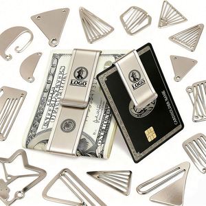 Hot Sale Custom Size Stainless Steel Money Clip Custom Logo Metal Cash Hold for Corporate Giveaways - Product Image 1