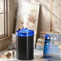 Mini humidificateur d'air ultrasonique à brume fraîche en plastique de 400 ml, humidificateur d'air de bureau, diffuseur, silencieux, moins de bruit, parfait pour la maison, cadeau idéal