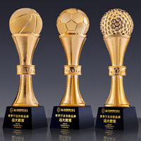 Trophée sportif personnalisé en verre, cristal et résine avec gravure laser – Récompense durable pour le basketball, le golf, le soccer et le football