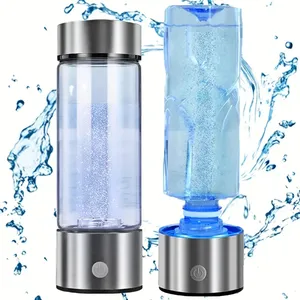 550ml Hydrogen-Rich Water Cup Portable Hydrogenated Water Bottle Alkaline Maker Rechargeable Antioxidan Hydrogen Water Generator