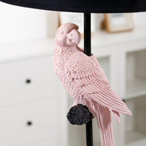 <strong>Rustic</strong> Light Contemporary Animal Polyresin Side <strong>Bed</strong> Nightstand <strong>Lamp</strong> Exquisite pink Bird Table <strong>Lamps</strong> - Product Image 3