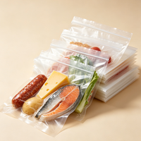 Plastiek zakjes verpakking nylon vacuümzak PA PE co-extrusie food grade hitte verzegelbare diepvrieszakjes voor vlees en vis op maat OEM