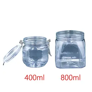 Plastic Transparent Jars Preform Honey Jars Candy Jars Sealing Performance Good