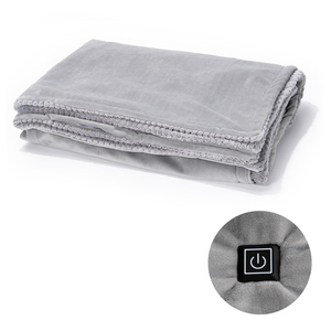 Manta calefactable <span class=keywords><strong>Electrotec</strong></span>, lavable a máquina, extremadamente suave, cómoda, portátil, mantas calefactables, calentamiento rápido USB con - Product Image 1