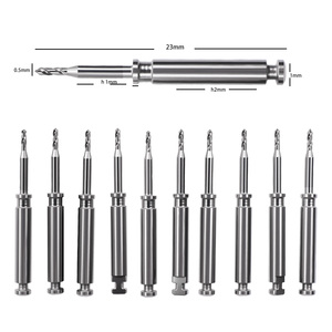Cnc biến phay chính xác gia công 0.001mm PEEK định hình khoan cấy ghép khóa nha khoa tam giác nón nha chu curette - Product Image 6