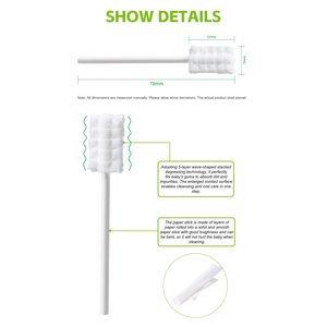 Cepillo <span class=keywords><strong>de</strong></span> Dientes Desechable <span class=keywords><strong>de</strong></span> Gasa Suave Personalizado <span class=keywords><strong>para</strong></span> Limpieza Bucal Mensual <span class=keywords><strong>de</strong></span> Bebés, <span class=keywords><strong>de</strong></span> Venta Caliente - Product Image 2