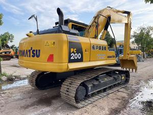 Komatsu <span class=keywords><strong>Pc</strong></span> 200-8 Excavadora de orugas de bajo precio Equipo de construcción de <span class=keywords><strong>segunda</strong></span> <span class=keywords><strong>mano</strong></span> con motor Cummins Core Motor Plc Componentes - Product Image 2