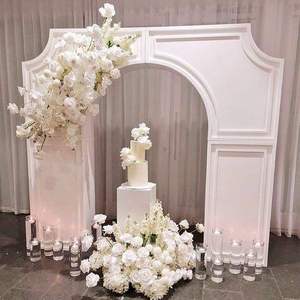 PVC Open Arch <b>Backdrop</b> for Wedding <b>Party</b> Decoration Elegant Wedding Supplies-Floral Arch Flower Design - Product Image 1