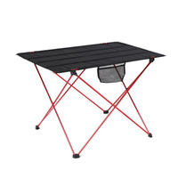 Mobilier d'extérieur carré pliable en alliage d'aluminium de taille moyenne moderne Table Portable Léger Grand Camping Pique-Nique BBQ Plage