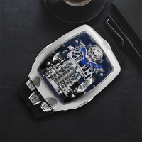 Montres-bracelets pour hommes en acier inoxydable les plus vendues, luxe, affichage, mouvement, tendance pour tous