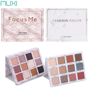 Profesional de mármol pigmentada paleta de sombra de ojos maquillaje 12 color arco iris de sombra de ojos Etiqueta - Product Image 5