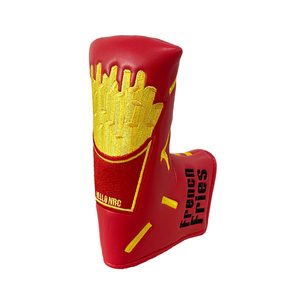 Cubierta de Putter de Golf con cierre magnético, patrón de patatas fritas de Hamburgo, cuero PU, cubierta duradera para palos de Golf, Protector de cubierta de Putter de hoja - Product Image 2