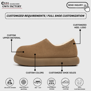 Nuove <span class=keywords><strong>Scarpe</strong></span> Invernali da Donna in Finta Pelle Scamosciata <span class=keywords><strong>con</strong></span> Interno in Peluche, Taglie 35-44, Esportazione di Fabbrica, Vendita all'Ingrosso, Slip-on <span class=keywords><strong>con</strong></span> Pelliccia, <span class=keywords><strong>Scarpe</strong></span> Casual da Neve per Esterno di Marca - Product Image 2