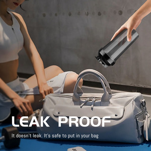 प्रोटीन बोतल के लिए बीपा-मुक्त प्लास्टिक जिम आउटडोर गतिविधि के लिए सीधे पीने के खेल शेकर - Product Image 3