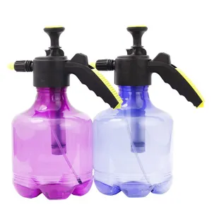 Pulverizador de água com pressão manual, 2l spray de água com garrafa plástica transparente