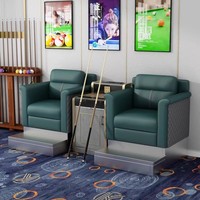 Ensemble de combinaison spécial pour salle de billard et d'échecs Canapé confortable avec table basse remplie d'éponge