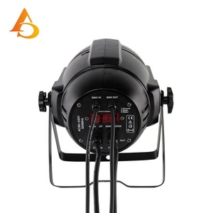 Foco LED Par para Escenario con Zoom de 10 a 45 Grados, 18 LEDs RGBW RGBWA UV, Controlado, Tipo Can, para Iluminación Ascendente - Product Image 4