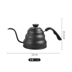 Hanging-ear Cloud-shaped Minimalist Design Pot Pour-over Coffee Maker 304 Stainless Steel Gooseneck <strong>Kettle</strong> Drip-brew <strong>Filter</strong> - Product Image 3