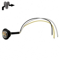 3/4 pouces camion côté lumière petite lumière ronde 12V LED indicateur de voiture