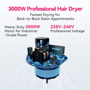 Sèche-cheveux léger FirePhoenix F1 <span class=keywords><strong>Pro</strong></span> Max 490g, design ergonomique, moteur BLDC, 21m/s, ionique, professionnel, cordon de 3,5m - Product Image 2