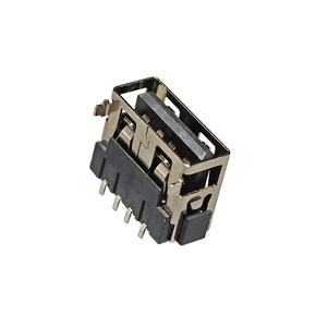 Cao hiện tại USB 2.0 Loại Một Nữ sạc kết nối 4 pin Dip + SMT 10.0mm ngắn ổ cắm - Product Image 3