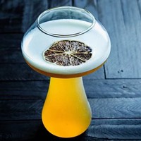 Verres à cocktail sans pied en verre transparent en forme de champignon de 200 ml à 300 ml, verrerie de bar, verre à vin, jus, lait, thé, crème glacée