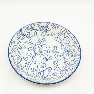 Juego <span class=keywords><strong>de</strong></span> cena <span class=keywords><strong>de</strong></span> <span class=keywords><strong>gres</strong></span> moderno y elegante <span class=keywords><strong>de</strong></span> 18 piezas con patrón <span class=keywords><strong>de</strong></span> flores <span class=keywords><strong>de</strong></span> almohadilla y decoración <span class=keywords><strong>de</strong></span> borde Estilo nórdico muestras gratis para ver - Product Image 4