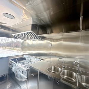 İhracat Standartlarında Ticari Mobil Yemek Kamyonu Tam Donanımlı Fast Food Römork Üreticisi - Product Image 4