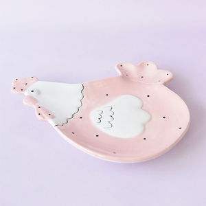 <span class=keywords><strong>Assiette</strong></span> <span class=keywords><strong>en</strong></span> céramique personnalisée pour dessert, petit-déjeuner, goûter, <span class=keywords><strong>assiette</strong></span> <span class=keywords><strong>en</strong></span> céramique pour poulet, soucoupe à dessert - Product Image 3