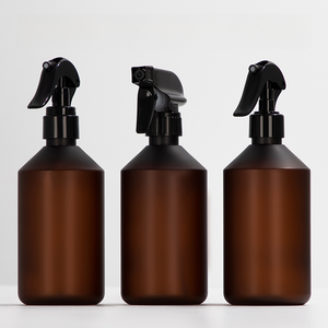 Hot Sale Cosmetic Packaging Plastic Bottles 300ml 500ml <strong>Brown</strong> Green Blue Spray Trigger Sprayers Bottle for <strong>Hair</strong> Care <strong>Toner</strong> - Product Image 5