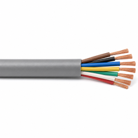 Câble de commande intérieur KVV 450/750V, fil de cuivre multiconducteur isolé en PVC pour panneaux de commande et équipements électriques