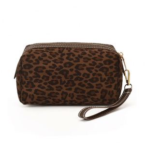 2026 New Waterproof Trendy Leopard Print PU Waterproof Zipper <b>Makeup</b> <b>Bag</b> <b>Large</b> Capacity Portable Cosmetic for <b>Bag</b> for Women T... - Product Image 2